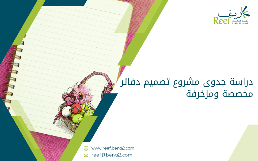 دراسة جدوى مشروع تصميم دفاتر مخصصة ومزخرفة